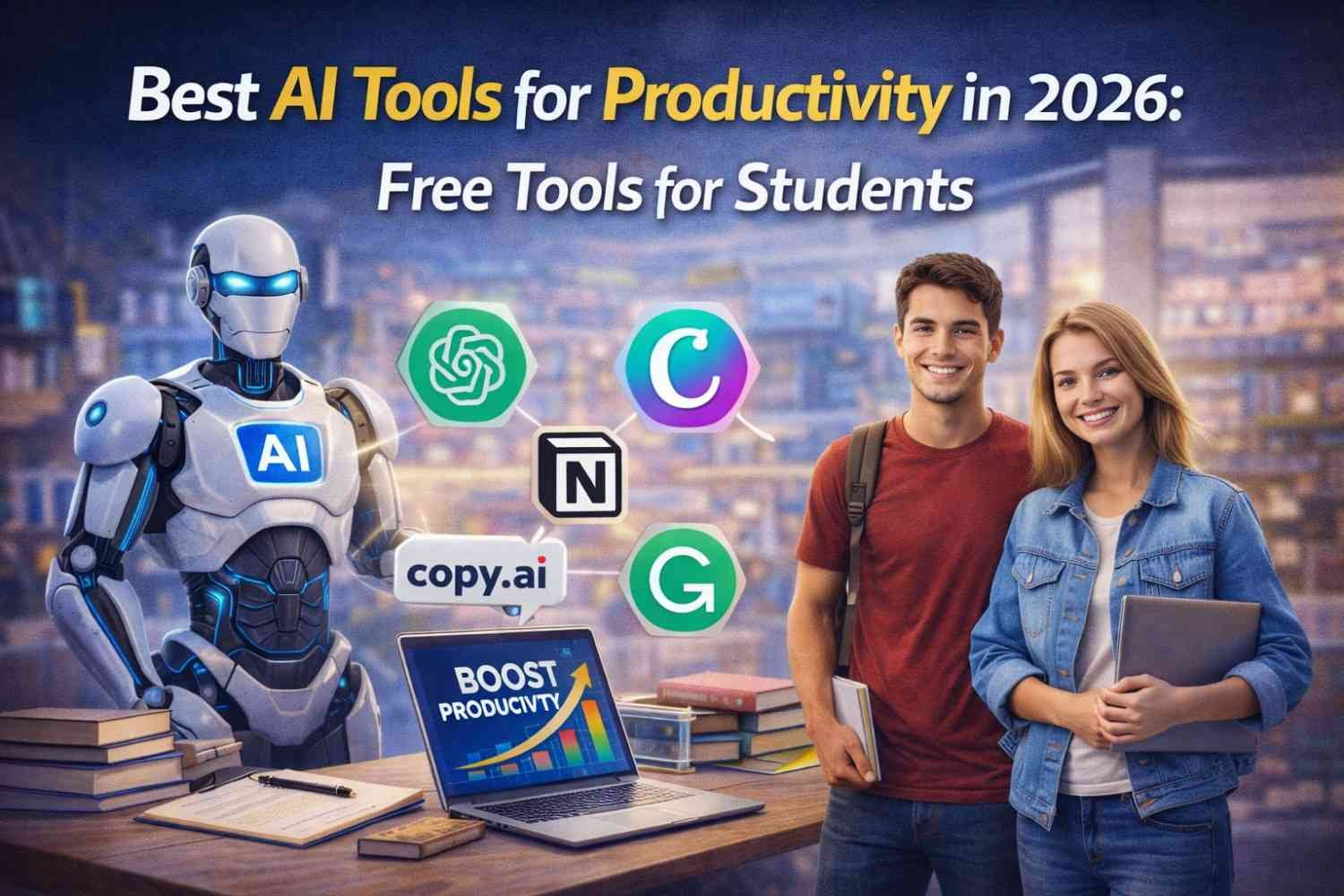 Best AI Tools for Productivity in 2026: Free Tools for Students