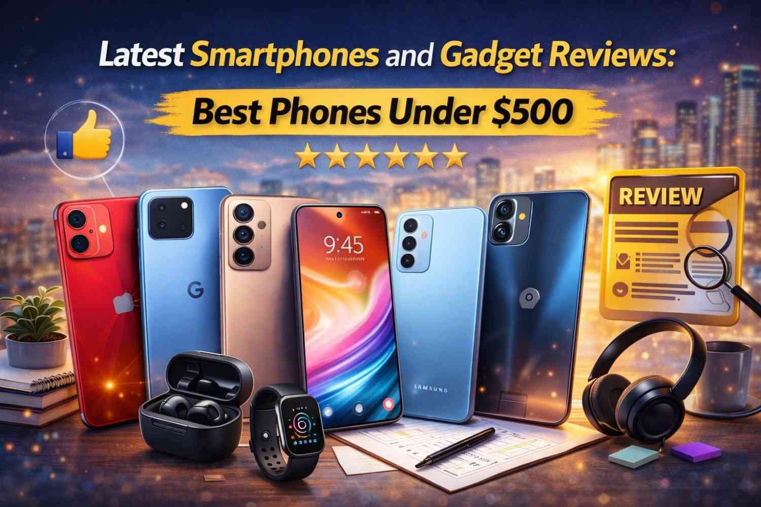 Latest Smartphones and Gadget Reviews: Best Phones Under $500